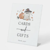 Signe De Table Baby shower d'Halloween (Recto)