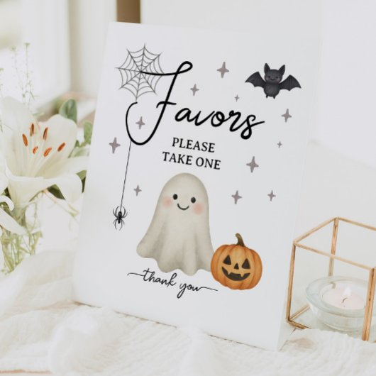 Signe De Table Baby shower d'Halloween