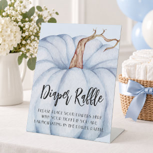 Signe De Table Baby Shower Fête de Bébé Tirage au Sort Couches Th