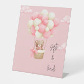 SIGNE DE TABLE BABY SHOWER FILLE (Recto)