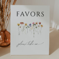 Baby shower Fleur sauvage coloré Privilèges