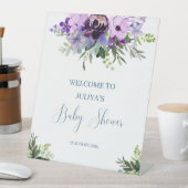 Signe De Table baby shower fleuri accueil (In SItu)