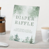 Signe De Table Baby shower forestier d'hiver de la tombola à couc (In SItu)