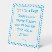 Signe De Table Baby shower garçon (Recto)