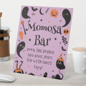 Signe De Table Baby shower Halloween violet Momosa Bar (In SItu)