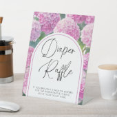 Signe De Table Baby shower Hydrangea Raffin de couche (In SItu)