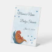Signe De Table Baby shower Mama & Me Otter (Recto)