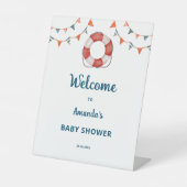 Signe De Table Baby shower nautique (Recto)