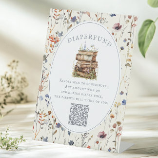 Signe De Table Baby shower nouveau chapitre cadeau de couches de