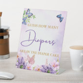 Signe De Table Baby shower papillon - Symbole de piédestal (In SItu)