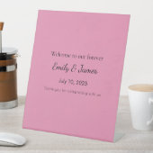 Signe De Table Baby Shower Sign That Boosts Gift Table (In SItu)