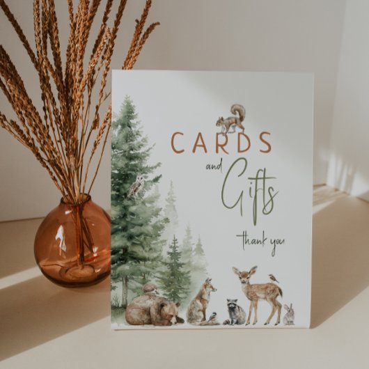 Signe De Table Baby showers de cartes et cadeaux pour animaux de 