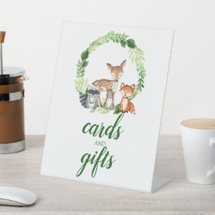 Signe De Table Baby showers de cartes et cadeaux pour animaux de 