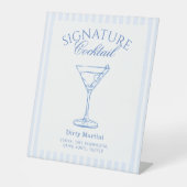 Signe De Table Bachelorette Côtière Signature Cocktail (Recto)