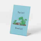 Signe De Table Baguettes mignonnes grillant des marshmallows dess (Recto)