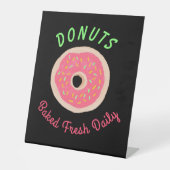 Signe De Table Baked Fresh Daily Faux Neon Donut Shop Sign (Recto)