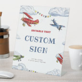 Signe De Table Balises de préférence pour le premier anniversaire (In SItu)