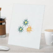 Signe De Table Banane jaune, bleu foncé vert, décoratif (In SItu)