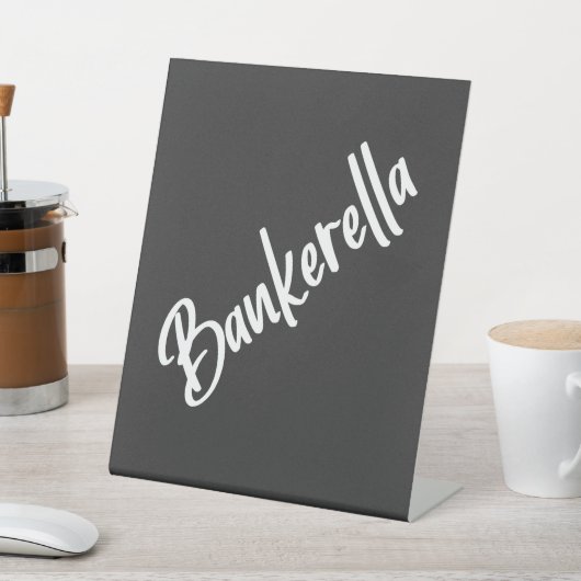 SIGNE DE TABLE BANKERELLA (In SItu)