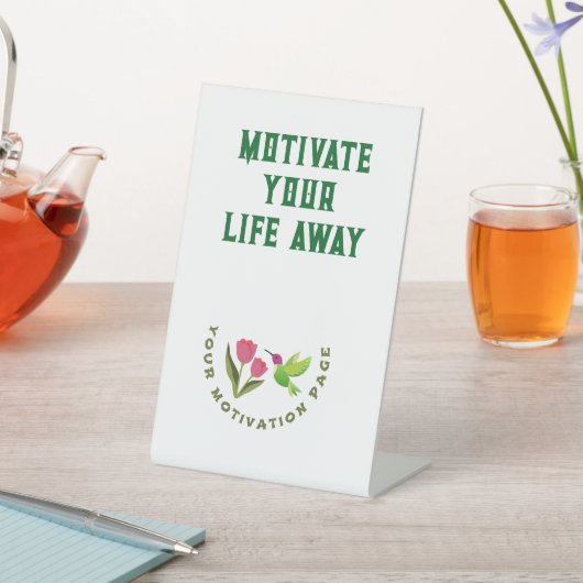 Signe De Table Bannière motiver (In SItu)