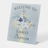 Signe De Table Baptism welcome sign (Recto)