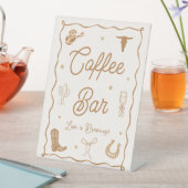 Signe De Table Bar à café pour mariage western (In SItu)