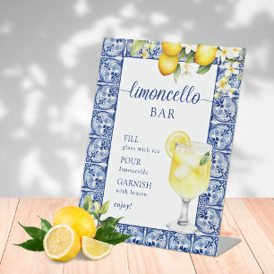 Signe De Table Bar à Limoncello Main Squeeze Lemons