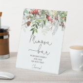 Signe De Table Bar à mimosa pour mariage champêtre Evergreen (In SItu)