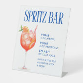 Signe De Table Bar à Spritz Aperol (Recto)