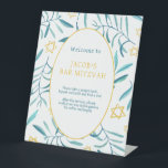 Signe De Table Bar Bat mitzvah Mariage juif Botaniques Personnali<br><div class="desc">Parfait signe personnalisé pour un bat mitzvah, bar mitzvah ou toute autre célébration juive ! L'aquarelle faite à la main pour vous! ENTIÈREMENT PERSONNALISABLE ! Cliquez sur "Personnaliser" ci-dessus pour modifier le texte. Cliquez sur "modifier à l'aide de l'outil de conception" pour ajuster les polices, les couleurs et les placements...</div>