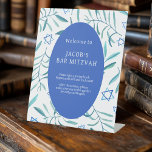 Signe De Table Bar Bat mitzvah Mariage juif Botaniques Personnali<br><div class="desc">Parfait signe personnalisé pour un bat mitzvah, bar mitzvah ou toute autre célébration juive ! L'aquarelle faite à la main pour vous! ENTIÈREMENT PERSONNALISABLE ! Cliquez sur "Personnaliser" ci-dessus pour modifier le texte. Cliquez sur "modifier à l'aide de l'outil de conception" pour ajuster les polices, les couleurs et les placements...</div>