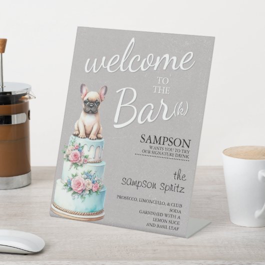 Signe De Table Bar Bulldog (In SItu)