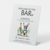 Signe De Table Bar Bulldog Brown (Recto)