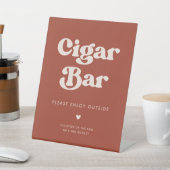 Signe De Table Bar Cigar Mariage, rétro et élégant (In SItu)