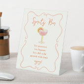 Signe De Table Bar de Spritz au Cocktail Doodle (In SItu)