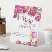 Signe De Table Bar Élégant Rose pour l'Enterrement de Vie de Jeun (In SItu)