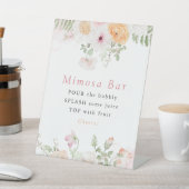 Signe De Table Bar Jane Blush Fleurs et Mimosa Prosecco (In SItu)