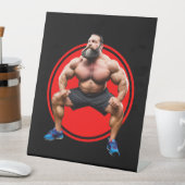 Signe De Table Barbu Musclé (In SItu)