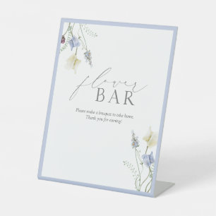 Signe De Table Barre à fleurs de Fête des mariées Fleur sauvage b