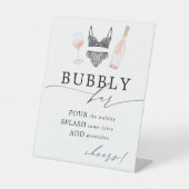 Signe De Table Barre Bubbly Rosé et Lingerie (Recto)