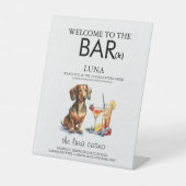 Signe De Table Barre Dachsund (Recto)