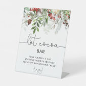 Signe De Table Barre de chocolat chaud Evergreen (Recto)