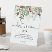 Signe De Table Barre de chocolat chaud Evergreen (In SItu)