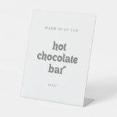 Signe De Table Barre de chocolat chaud simple et formel (Recto)
