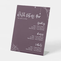 Barre de Fête des mariées violette Halloween
