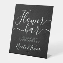 Barre de fleurs de calligraphie à texture noire av