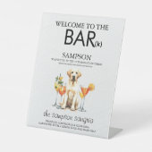 Signe De Table Barre de laboratoire jaune (Recto)