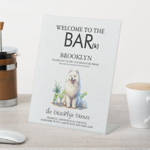 Signe De Table Barre Samoyed
