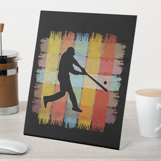 Signe De Table Base-ball Vintage (In SItu)