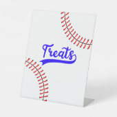 Signe De Table Baseball Sports Red Blue Party Traite Table (Recto)